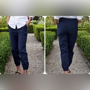 Frank & Eileen JAMESON Utility Jogger ITALIAN PERFORMANCE LINEN PANTS